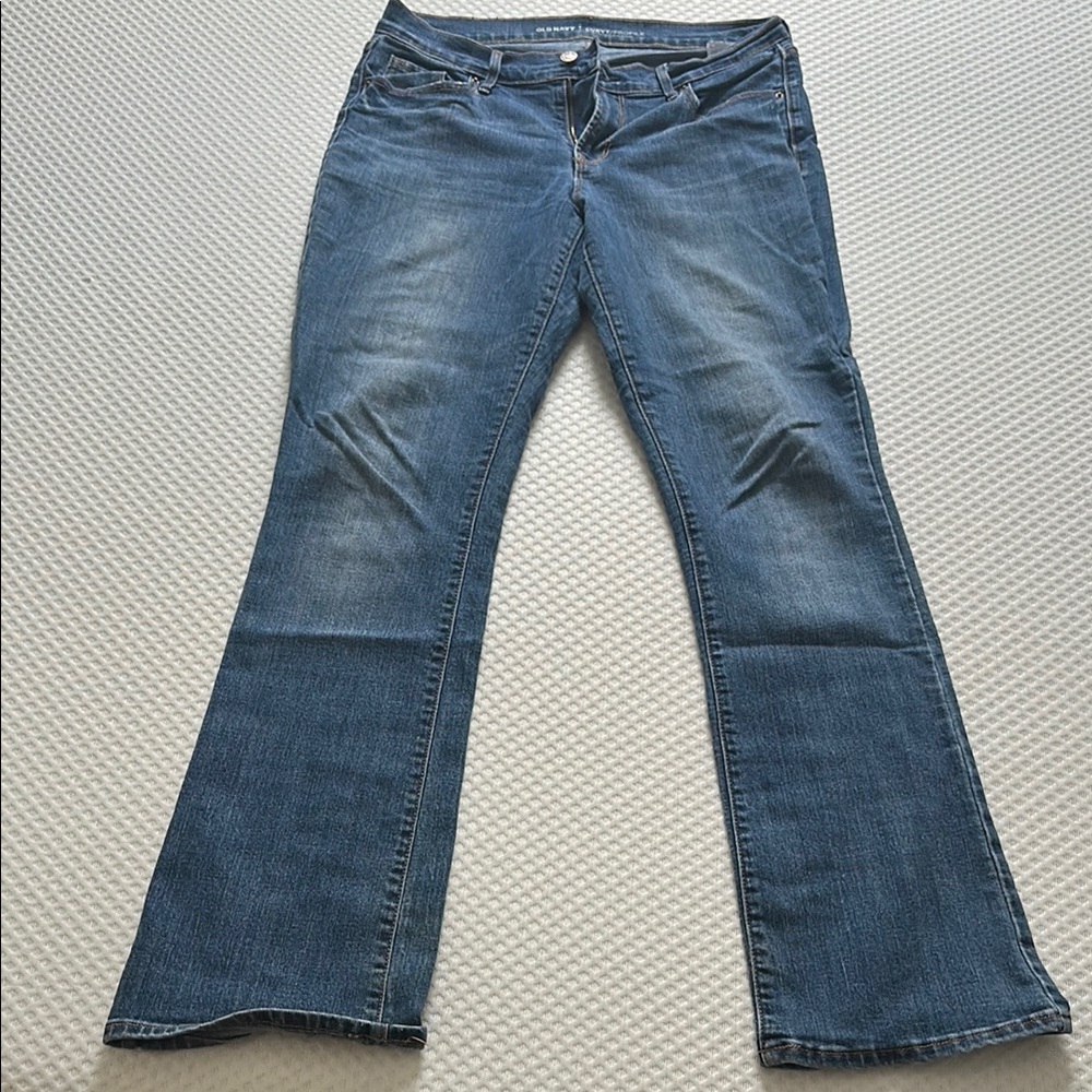 Old Navy Blue Boot Cut Jeans Classic Style